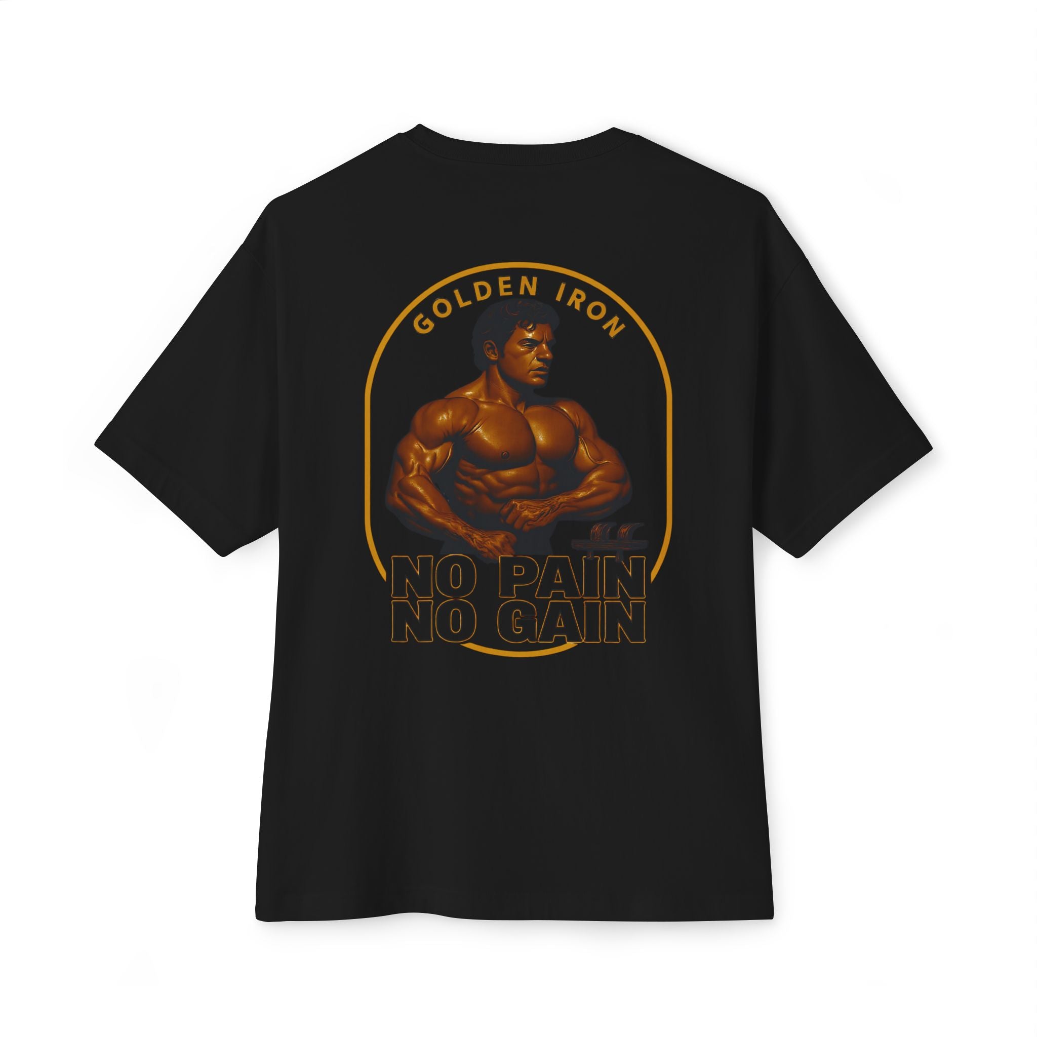 Camiseta Oversize – "No Pain No Gain"