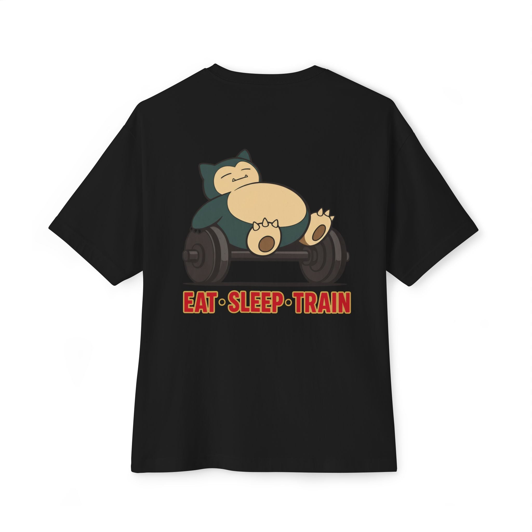 Camiseta Oversize - "Eat Sleep Train"